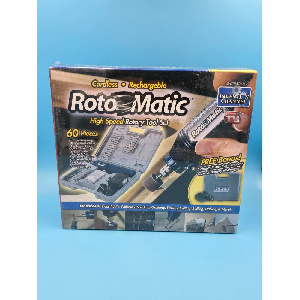 RotoMatic High Speed 60 Piece Rotary Tool Set Sealed